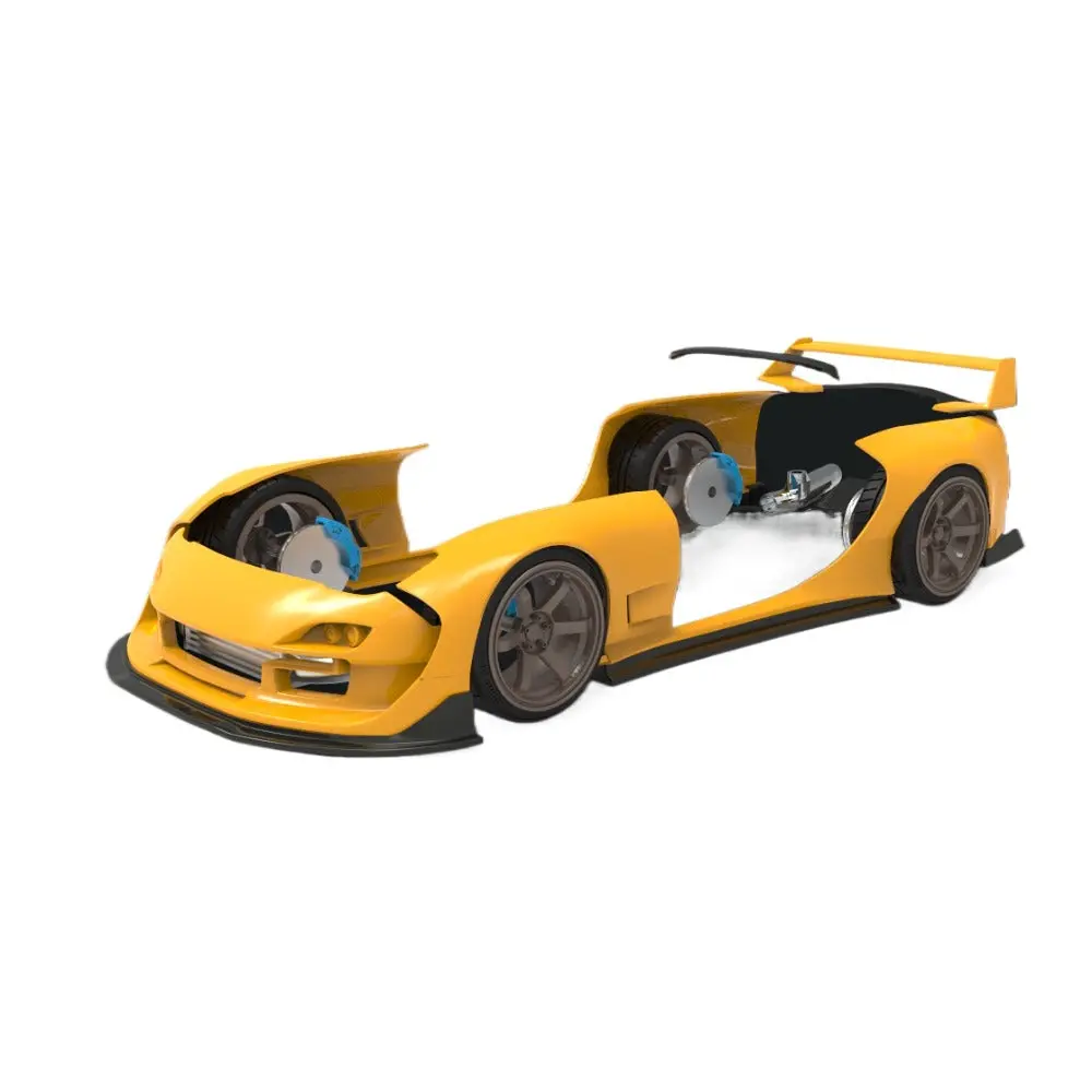 1/24 Rc Drift Car Fd3s Rx7 Lto 3D Printed Parts For Tamiya 1