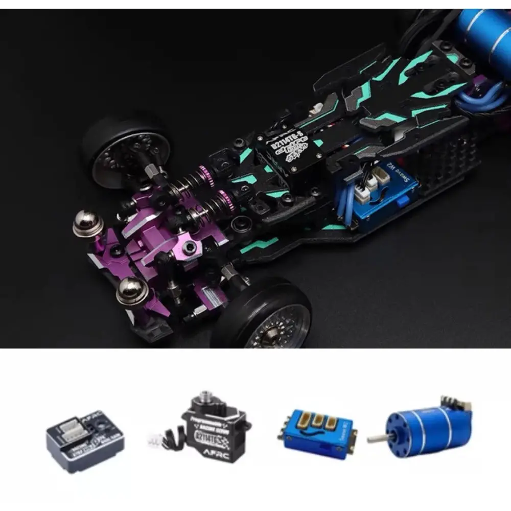 1/24 Zerorc Rw00 Rc Drift Car Rwd Rear Drive Frame 1