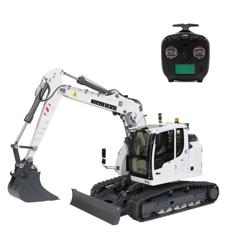 Cut-914 Rc Crawler Hydraulic Excavator  White Painted Rtr 1
