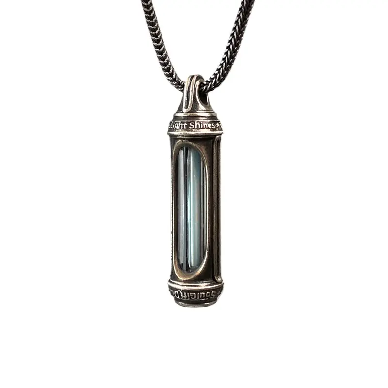 Tritium Self-Luminous 25 Years Sterling Silver Handmade Necklace 1