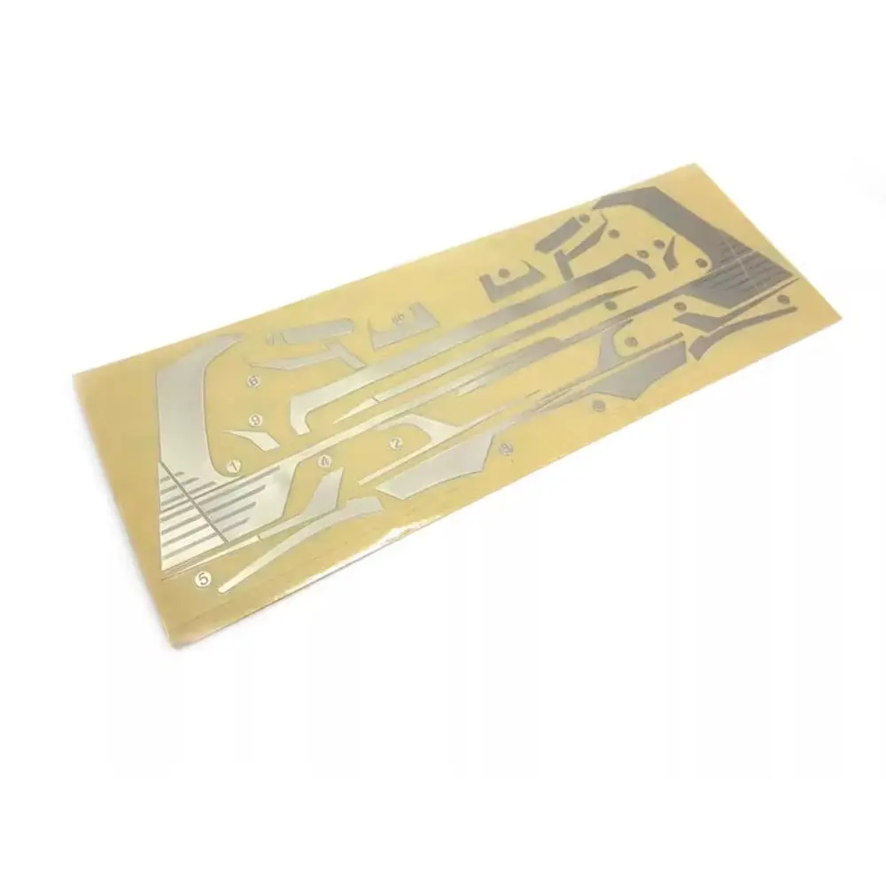 1/14 Tamiya Fh16 750 Rc Tractor Metal Sticker Set D106 1