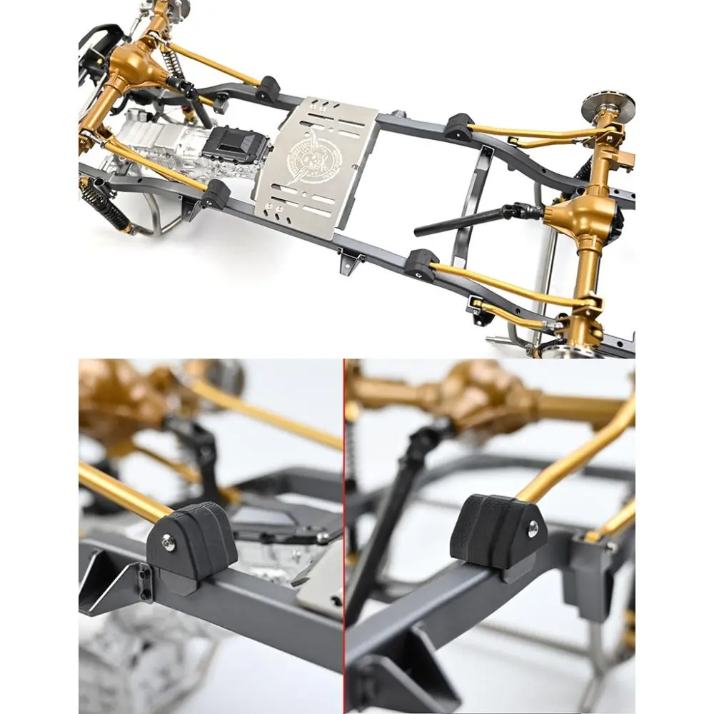 Twolf 1/8 M715 Rc Car Chassis Tie Rod Seat Protection 1