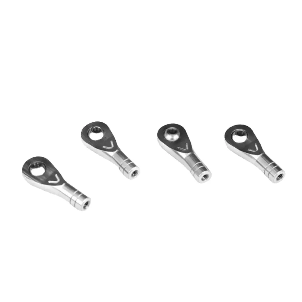 4Pcs Stainless Steel M2 Ball Head Spherical Joint Bearing For 1/14 Tamiya Rc Tractor Truck 1