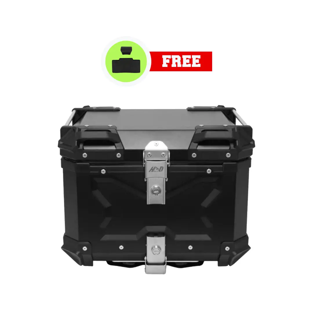 Hmd 45L X-Type Motorcycle Top Box | Universal Aluminium Luggage Box 1