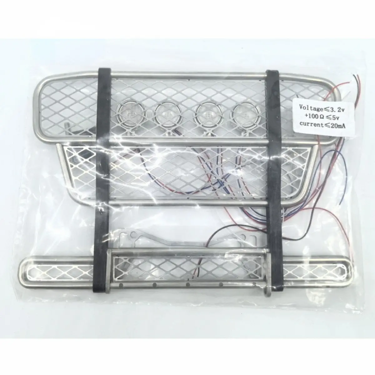 Metal Front Guardrail With Light Tamiya 1/14 Volvo 56360 56362 56375 Rc Tractor 2