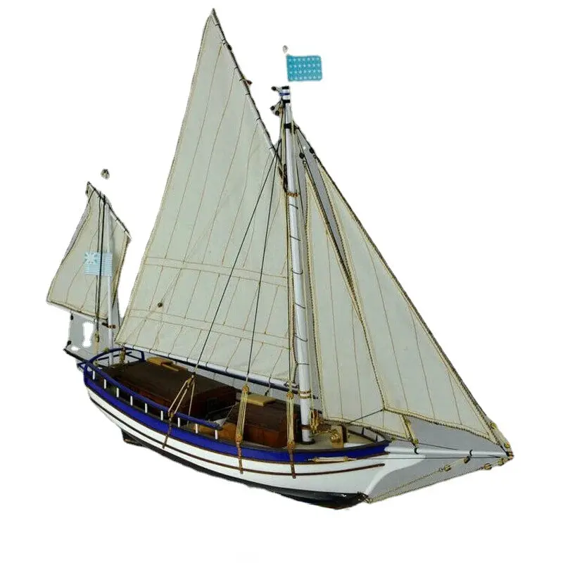 1/30 666Mm Wood Model Ship Kit Sailing Boat Diy Model Kit 1