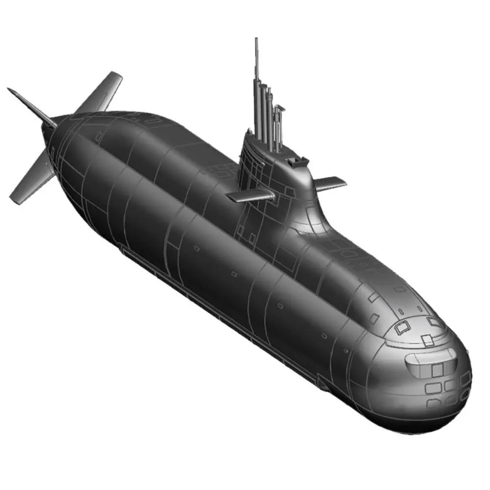U-Boot 1/72 75Cm Rc U-Boat Sla Harz Montage Kit 1