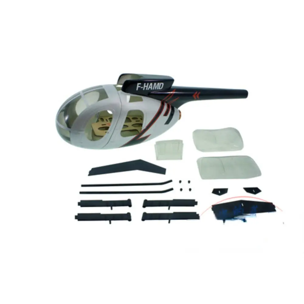 250 Class Md500 Hughes Remote Control Helicopter Case Scale Fuselage For 450 Sport 1