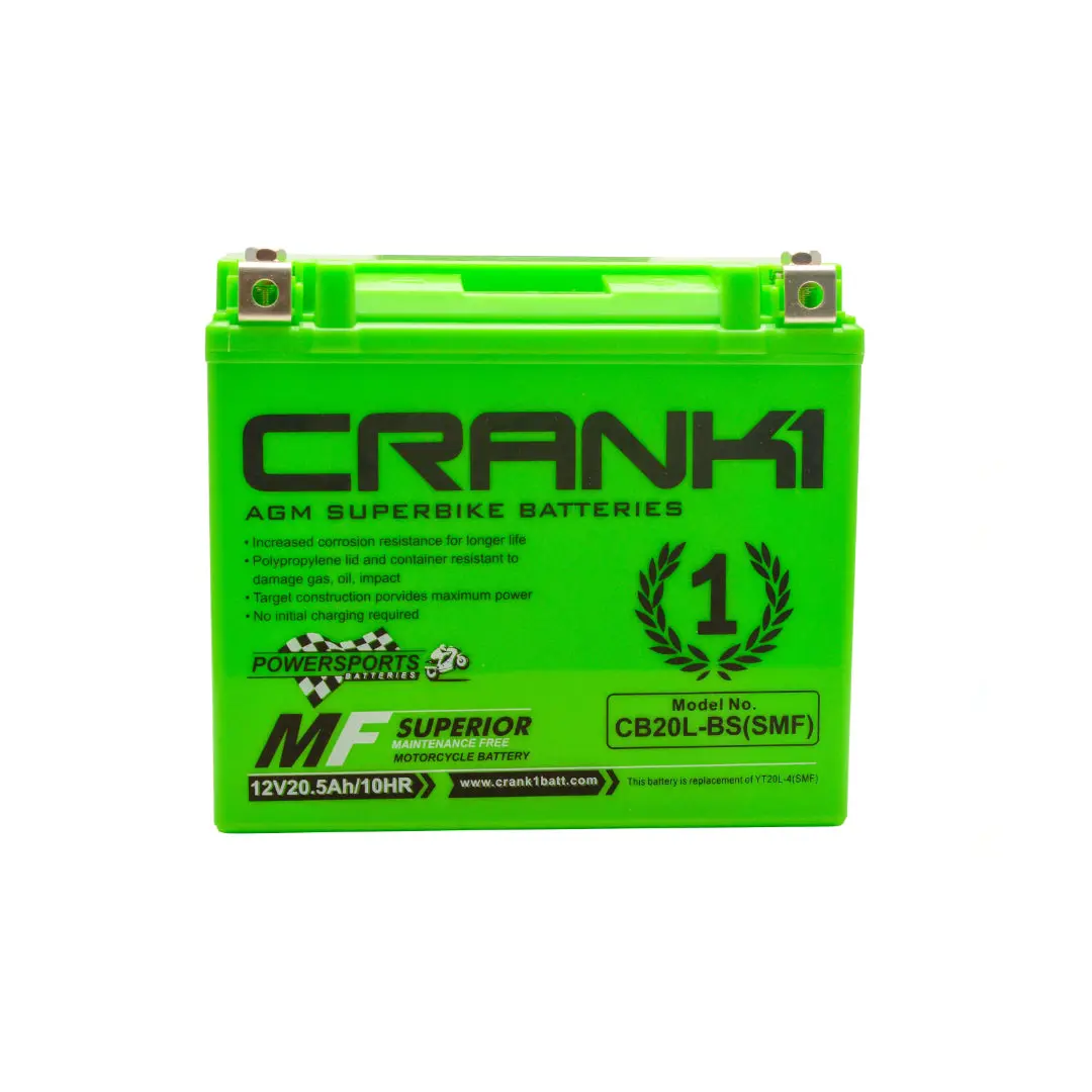 Crank1 Battery For Harley Davidson Street Bob (2012 >) 1