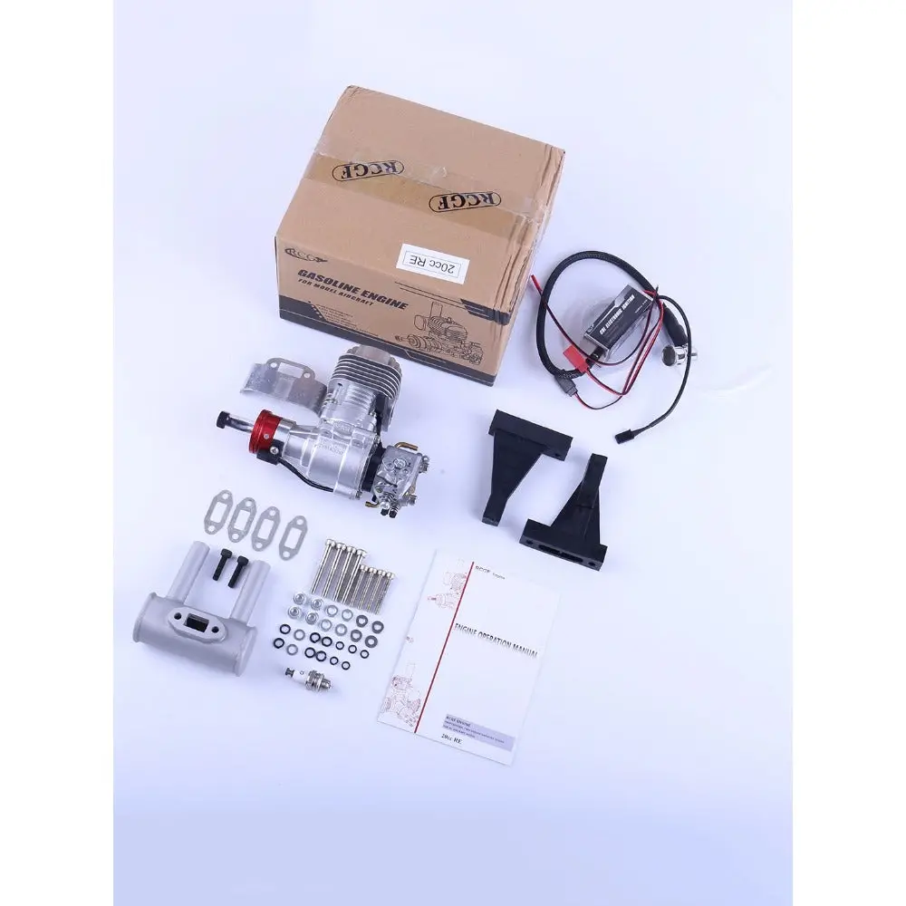 Rcgf 20Cc Rear Exhaust Pipe Petrol Gasoline Engine For Rc Gas Airplane 1