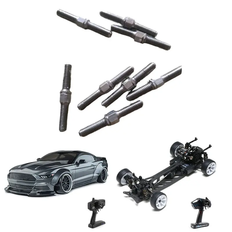 Ss M3 Double-Ended Threaded Tie Rod For 1/10 Yokomo Yd2 D5 Sakura D5s Mr Mst Rc Drift Car 1