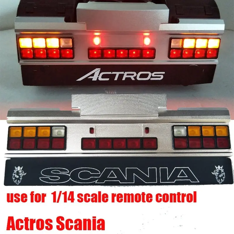 Metal Taillights For 1/14 Scale Rc Scania R470 R620 Actros 56323 1