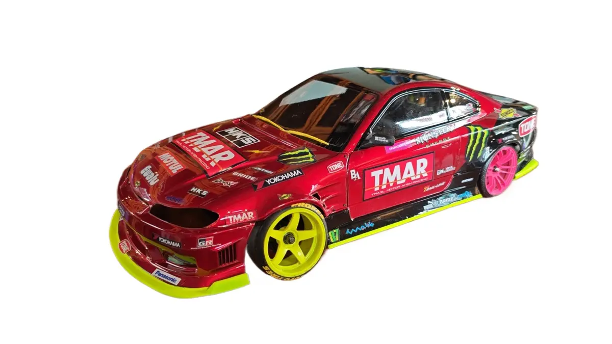 88Drift 1/10 Rc Drift Car S15 Transparent Shell 200Mm Wheelbase 257 Wheelbase 1