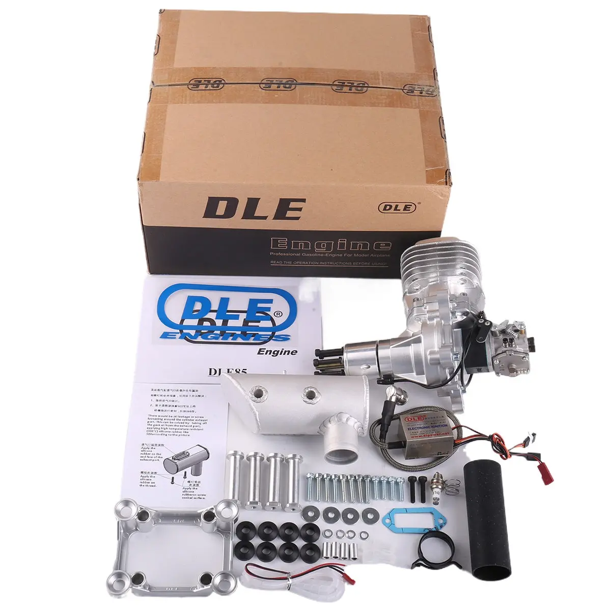 Dle85 Rc Fixed-Wing Aircraft Gasoline Engine Single Cylinder Two-Stroke 85Cc 1