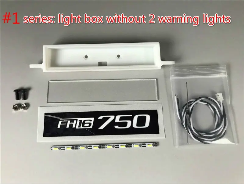 Advertising Light Box For 1/14 Rc Tamiya Volvo 56360 Fh16 750 Tractor 1