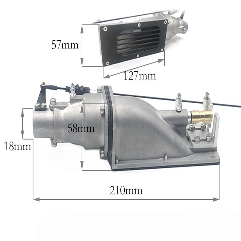 35Mm Metal Water Jet Pump For Rc Boat 1