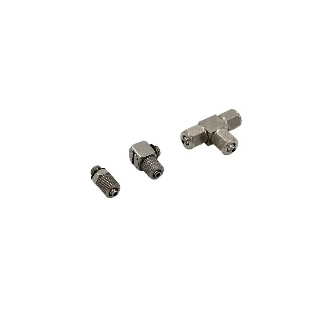 10Pcs Rc Hydraulic Model Diy Micro Hydraulic Connector Tee Connector 4X2.5Mm 1