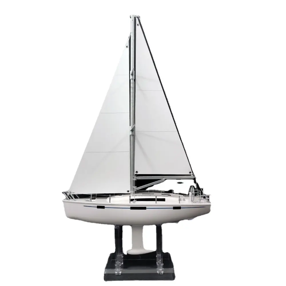 Assembled Sailboat Model Kit 30Cm Length 1