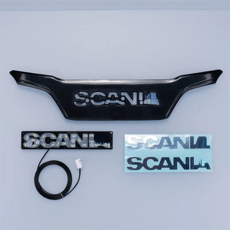 Led Illuminated Logo For 1/14 Tamiya Scania Rc Tractor 770S 56368 56371 2