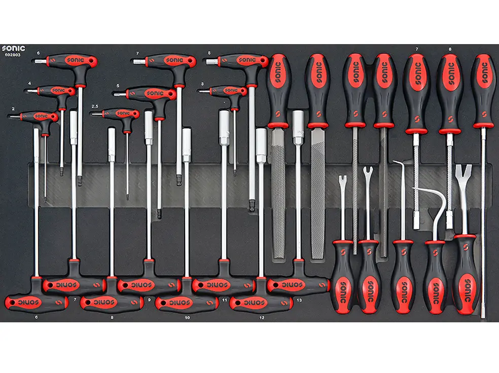 Sonic Foam System - Hex Nut And Key Grip Set - 27 Pieces - 34" (Large) 1