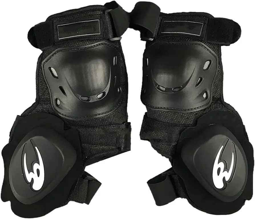 Komine Racing Knee Guard With Racing Sliders (Free Size) 1