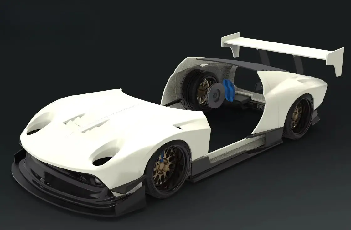 1/24 Hasegawa Miura Lbws Rc Drift Car Shell 3D Print Diy  Op 1