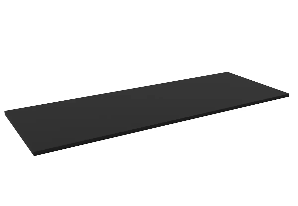 Proslat 62 Inch Corner Black Powder Coat Work Surface 1