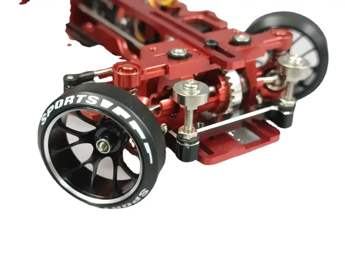 1/24 Brushed Power Awd Metal Shell Frame Remote Control Drift Mosquito Car Mini-Q8 Rtr 7