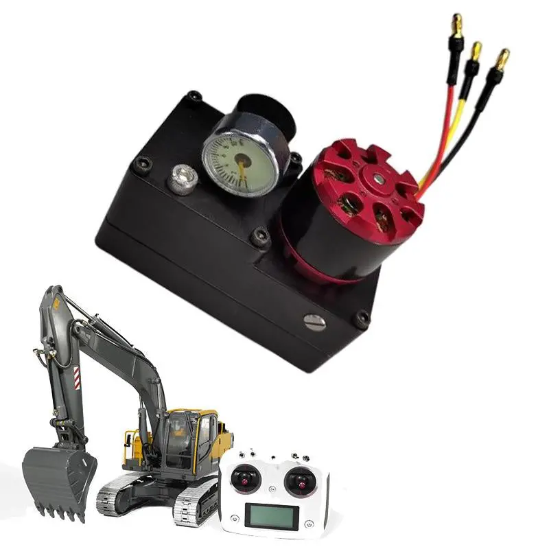8Mpa Miniature Fuel Tank Oil Pump Assembly For 1/14 Rc Hydraulic Engineering Excavator E010 E111 1
