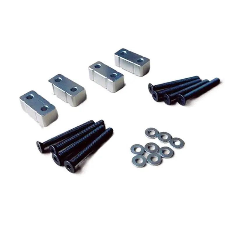 Axle Metal Heightening Spacer Kit For 1/14 Tamiya Rc Trailer Tipper Scania 770S R620 Actros Volvo 1