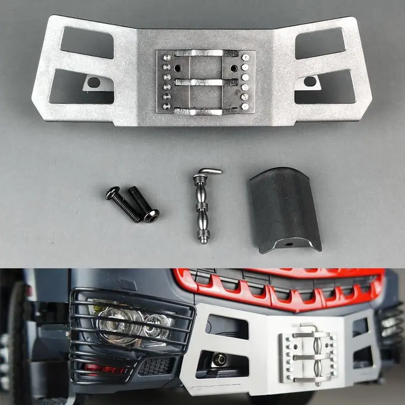 Stainless Steel Trailer Hook For  1/14 Remote Control Tamiya Tractor Truck Actrors 3363 3348 1