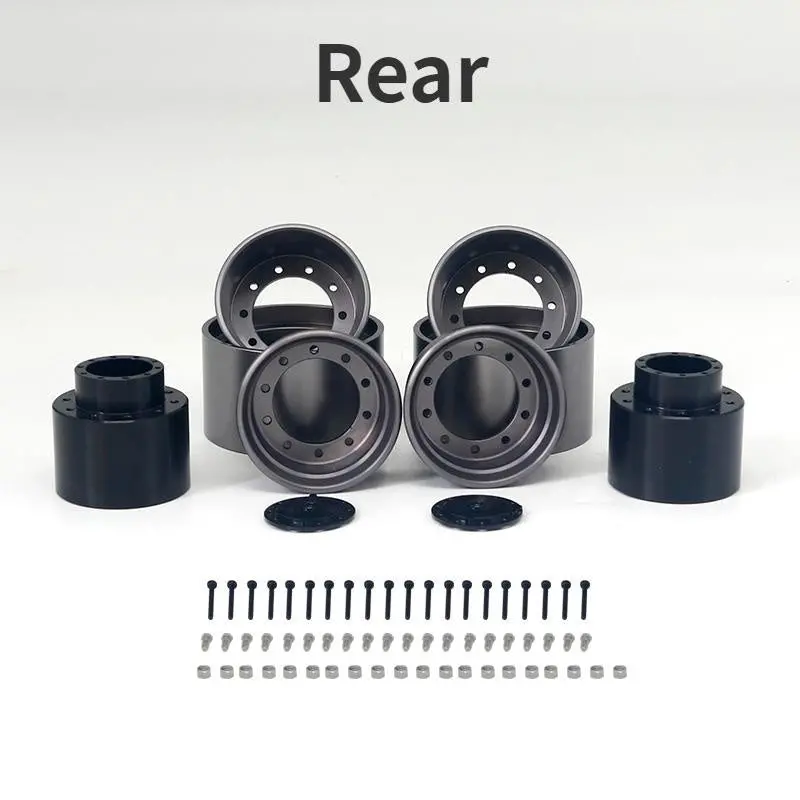 Wheel Hub Rim For 1/14 Tamiya Rc Crawler Car Truck Tipper Scania 770S R620 2
