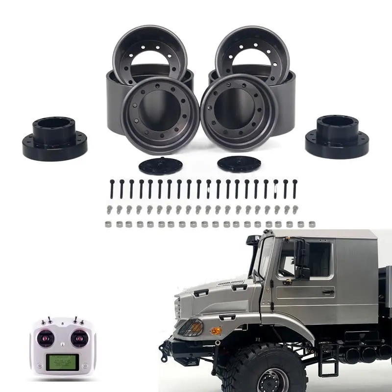 Wheel Hub Rim For 1/14  Tamiya Rc Crawler Car Truck Tipper Scania 770S R620 1