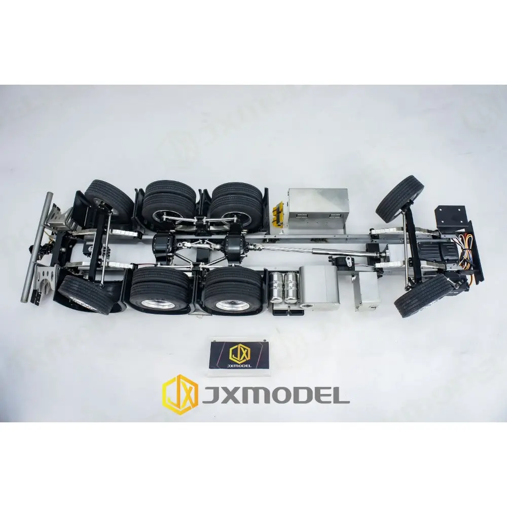 8X4 Metal Chassis For Jxf1650-Td Hydraulic Truck Mounted Crane Tamiya 1/14 Rc Tractor Truck 3