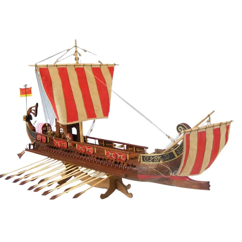 1/50 Classic Wooden Sailing Ship Model Building Kit 1