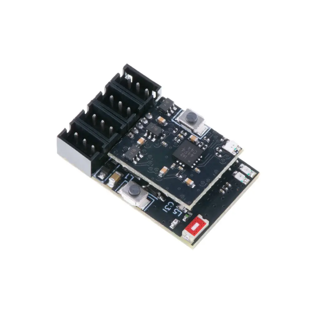 Hxtrc H5-55 F-4G 2.4G 4Ch Micro Receiver With Gyroscope 1/24 Rc Drift Car Fit For Futaba T6pv T10px 1