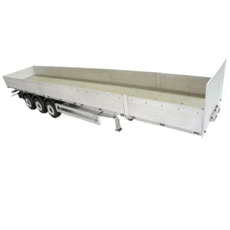 Aluminum Alloy Fence Trailer Diy Kit For 1/14 Tamiya Rc Tractor 1