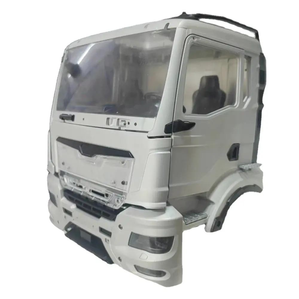 Metal Cab With Interior For  1/14 Tamiya Man Tgx  Rc Dump Truck 1