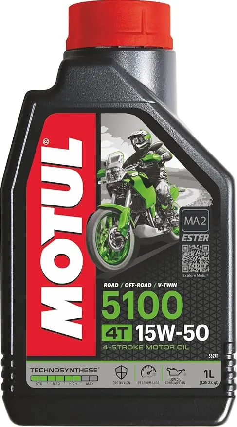 Motul 5100 4T 15W-50 Semi Synthetic Engine Oil 1