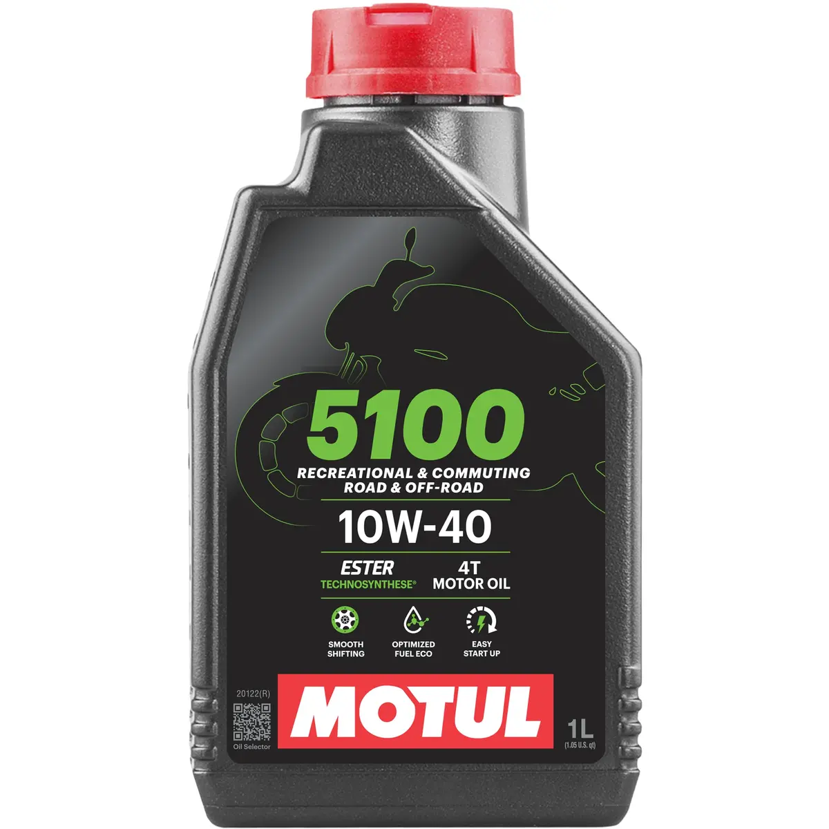 Motul 5100 4T 10W-40 Semi Synthetic Engine Oil 1