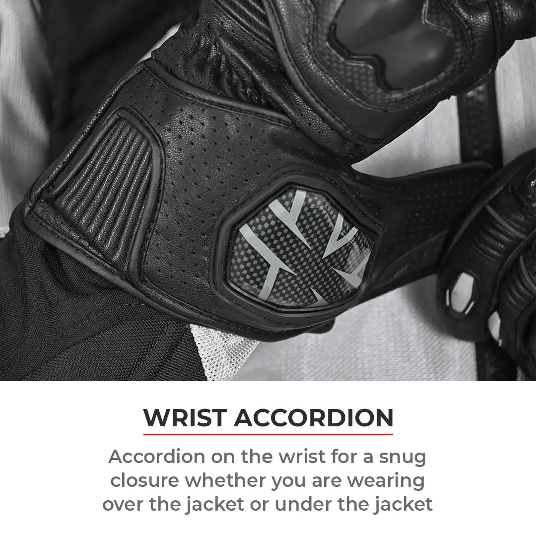 Grid - Full Gauntlet Riding Gloves 11