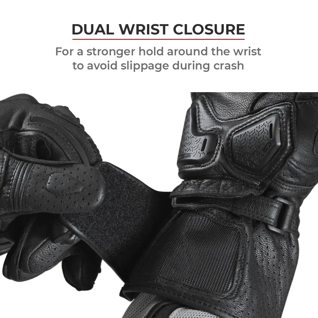 Grid - Full Gauntlet Riding Gloves 13
