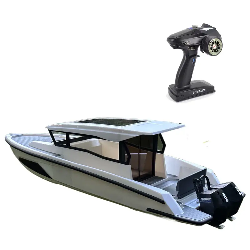 3D Printing Outboard Motor Luxury Yacht Remote Control Boat Rtr 71Cm Length 1