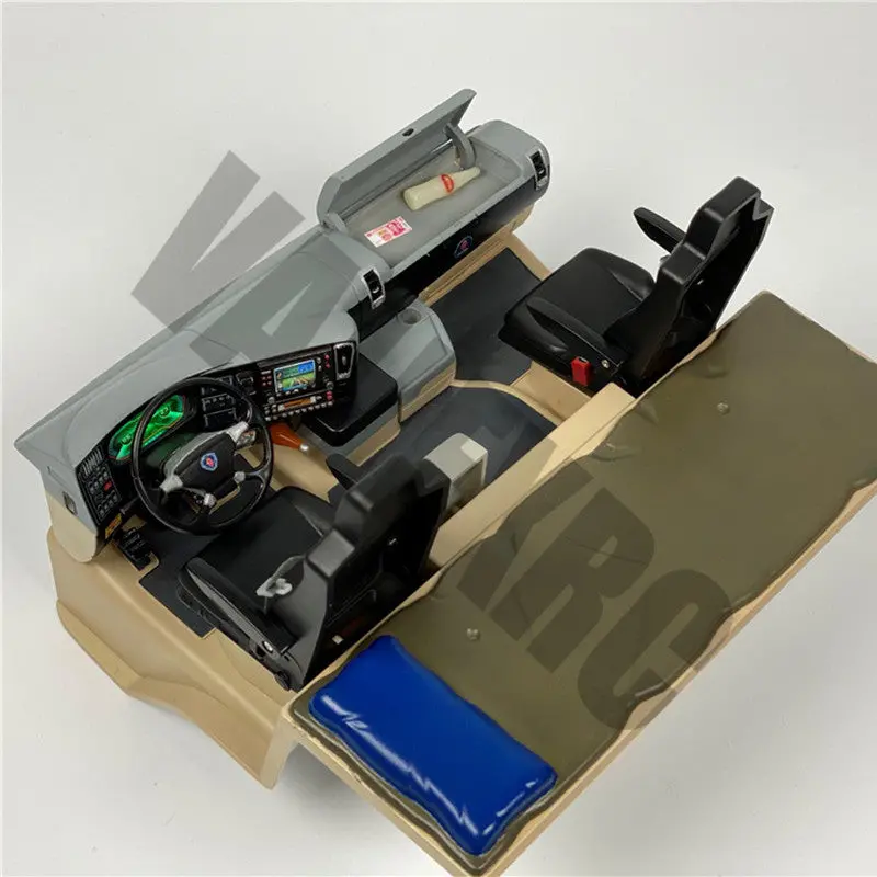1/14 Truck Tractor Remote Control Hercules Scania R620 R470 Interior Center Console 1