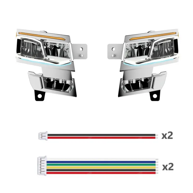 Led 5V Headlight Lighting System For 1/14 Tamiya Rc Scania 770S 56371 56368 3