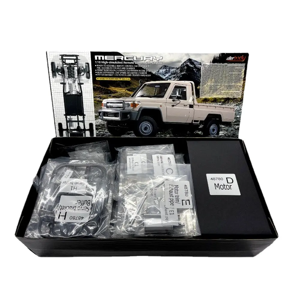 Killerbody Mercury Chassis Kit  For 1/10 Toyota Land Cruiser 70 Hard Body Rc Car 1