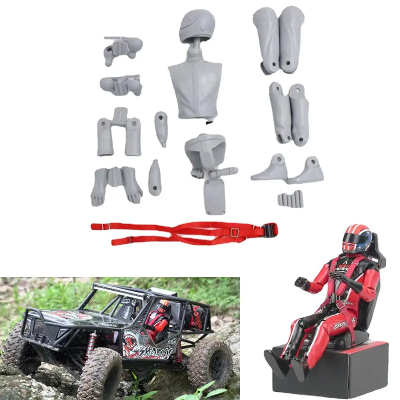 1/7 Rc Car Linkage Simulation Driver Doll Model 1