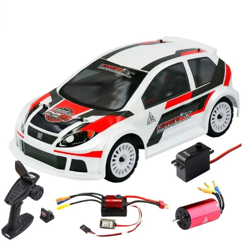 Lc Racing 1/14 Emb-Ra 4Wd Brushless Rally Rc Car Rtr 1