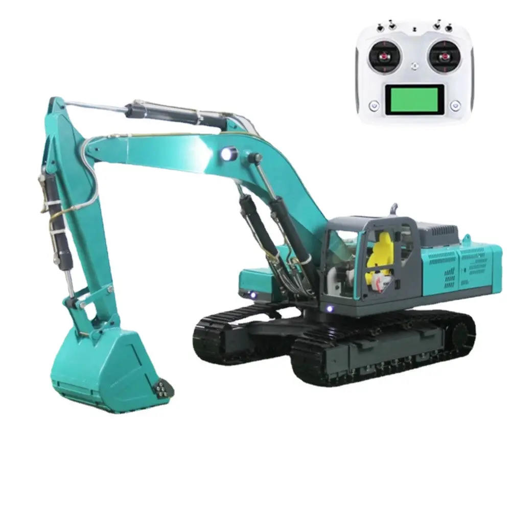 1/12 Kobelco 350 Metal Rc Hydraulic Excavator Rtr 1