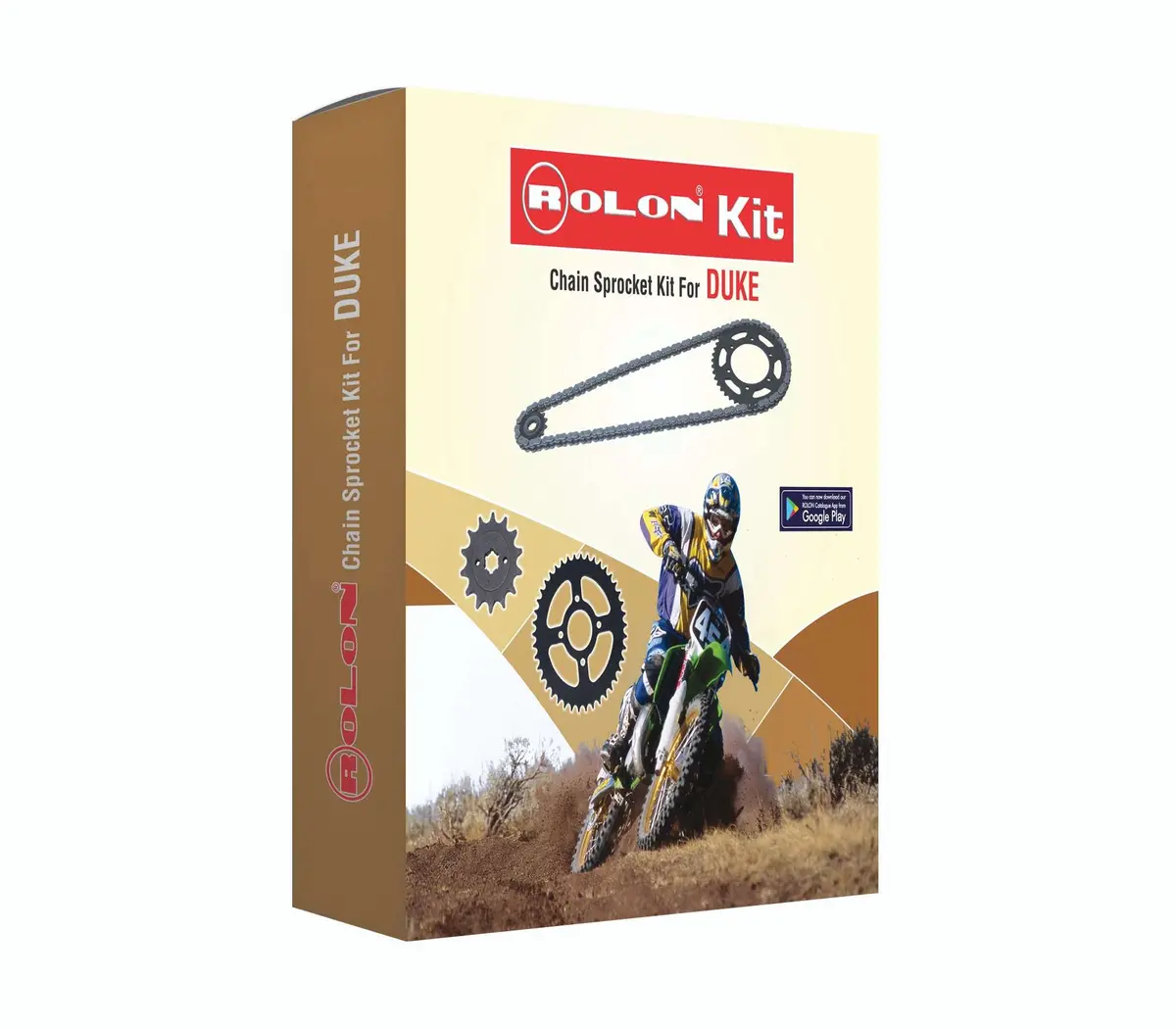 Rolon Chain Sprocket Kit For Ktm Duke 200 (Up To June 2012) 1